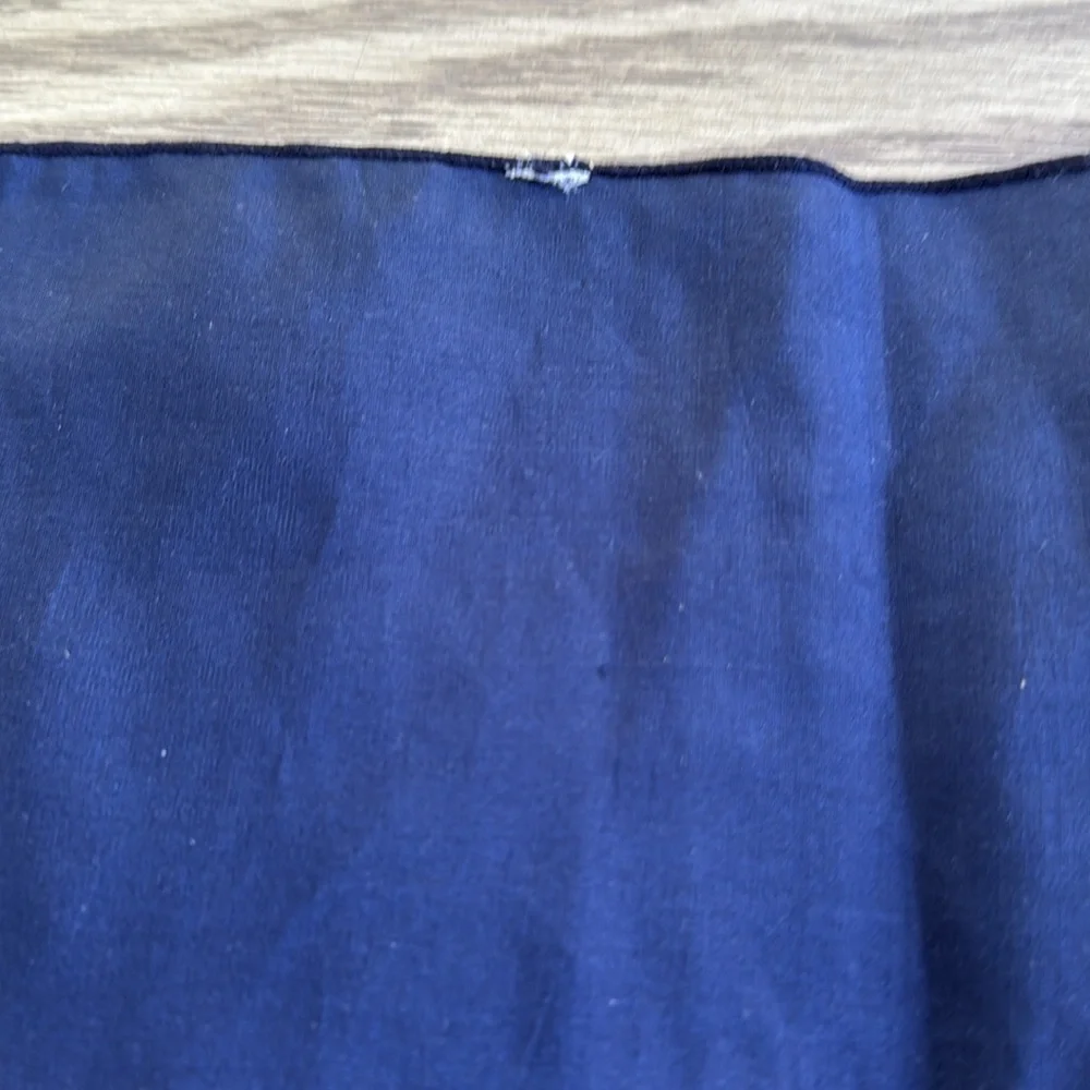 Dior Midnight Blue Handkerchief Scarf Pocket Square